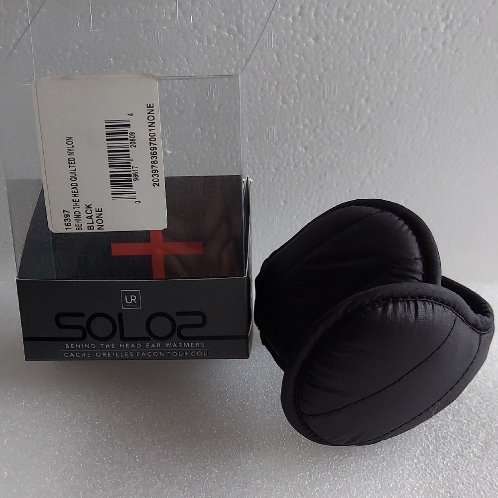 UR Solo2 Black Behind the Head Ear Warmers